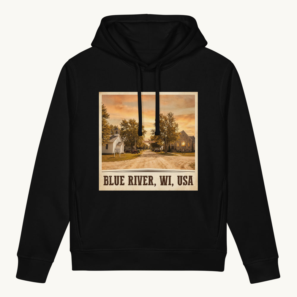 Blue River, WI Hoodie