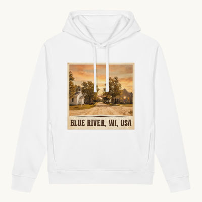 Blue River, WI Hoodie