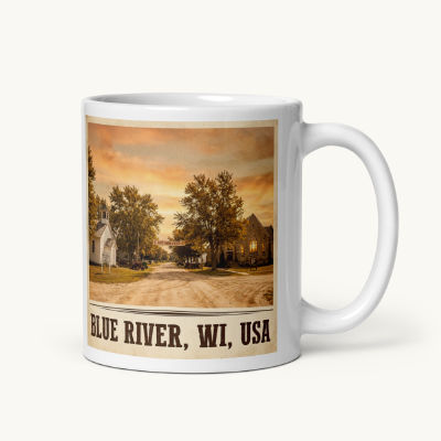 Blue River, WI Coffee Mug