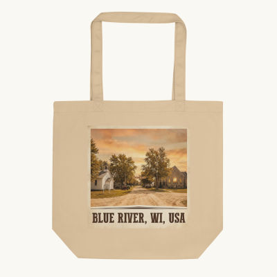 Blue River, WI Tote Bag