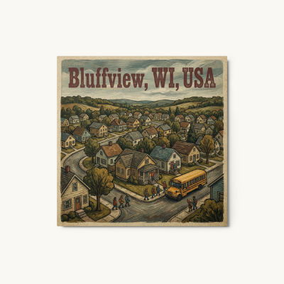 Bluffview, WI Metal Print