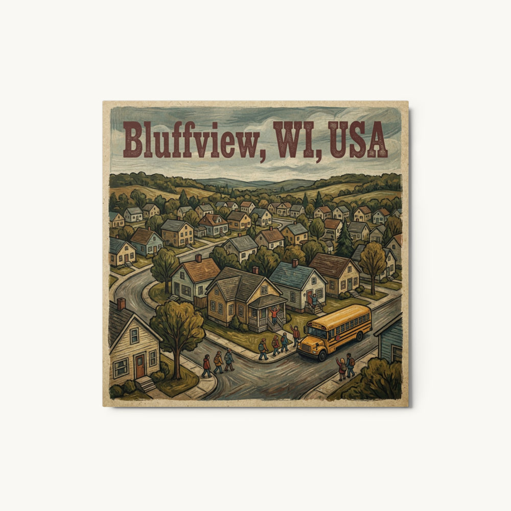 Bluffview, WI Metal Print