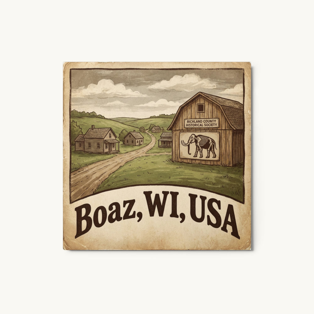 Boaz, WI Metal Print