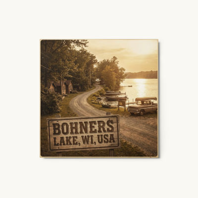 Bohners Lake, WI Metal Print