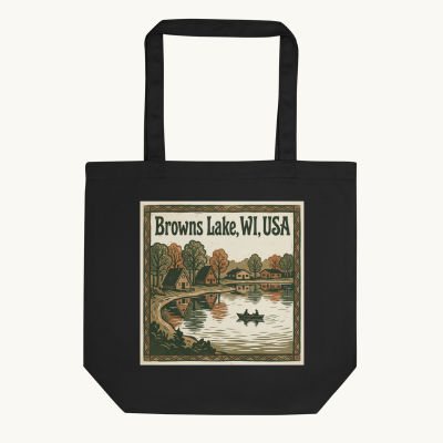 Browns Lake, WI Tote Bag