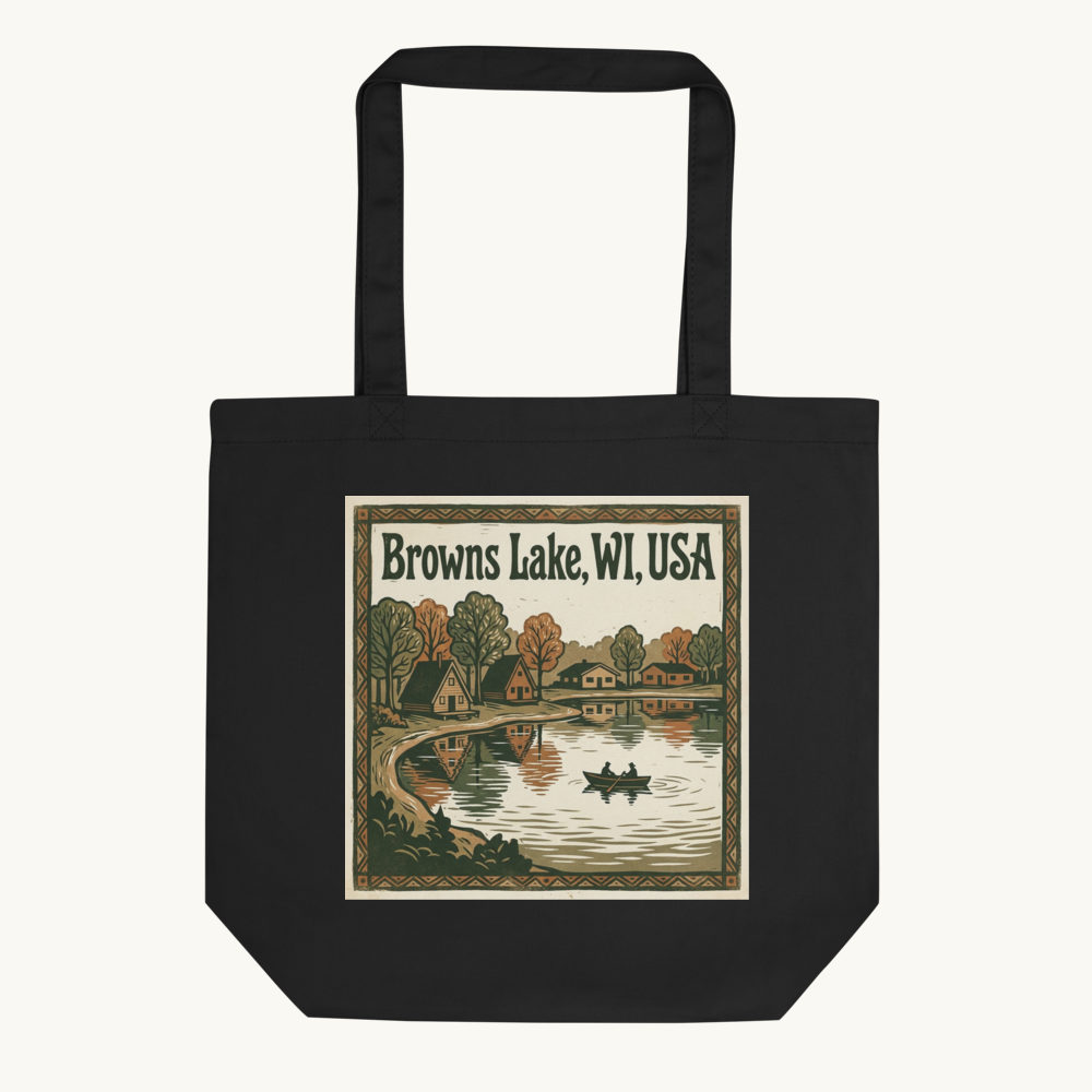 Browns Lake, WI Tote Bag