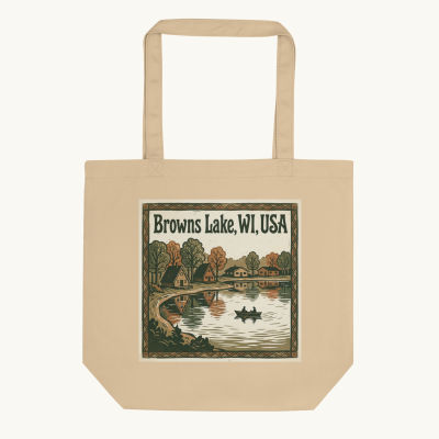 Browns Lake, WI Tote Bag