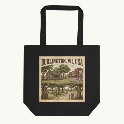 Burlington, WI Tote Bag