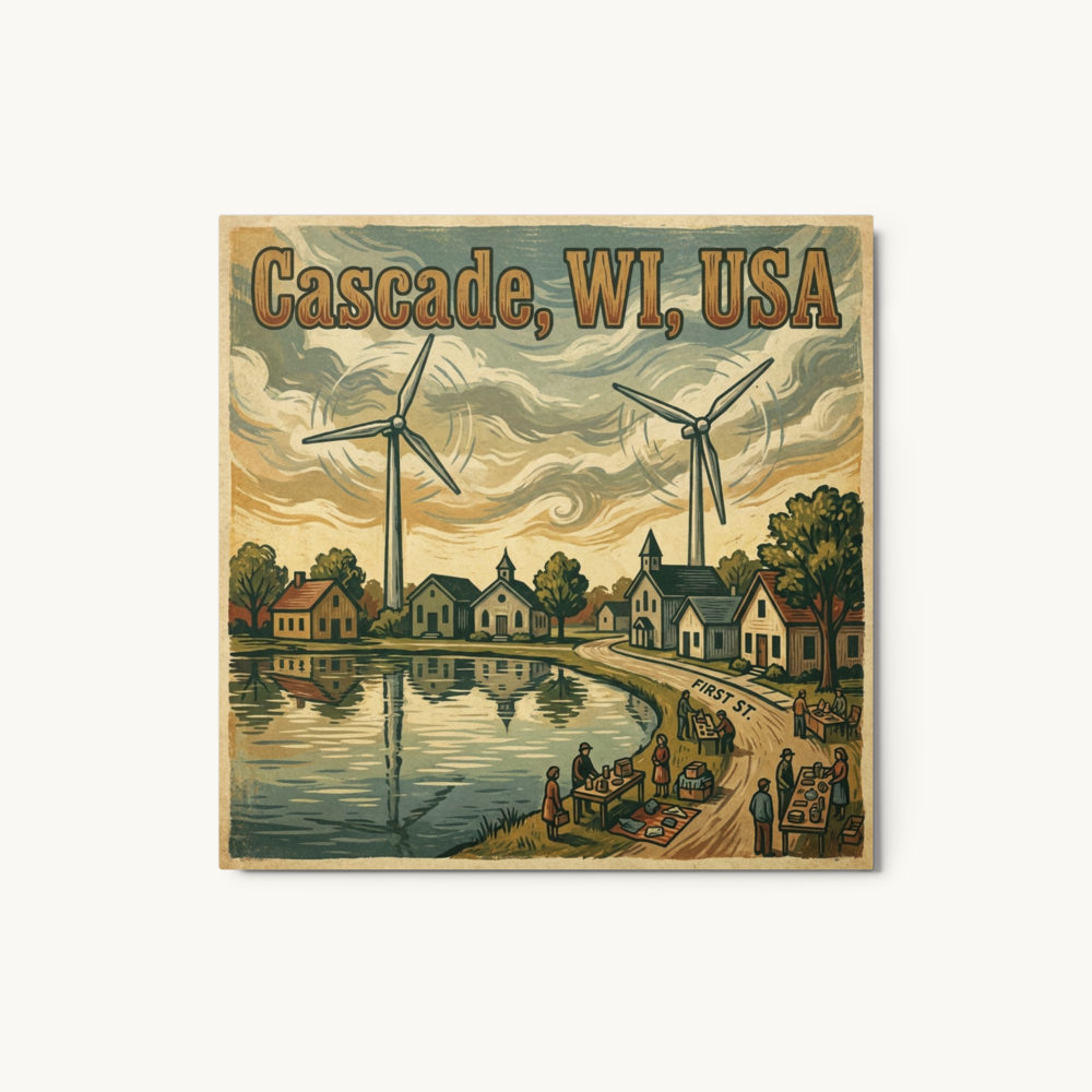 Cascade, WI Metal Print