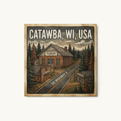 Catawba, WI Metal Print
