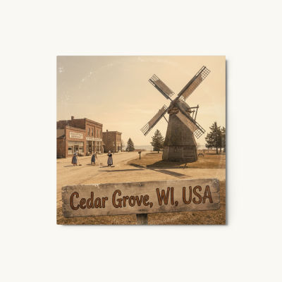 Cedar Grove, WI Metal Print