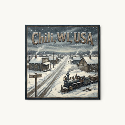 Chili, WI Metal Print