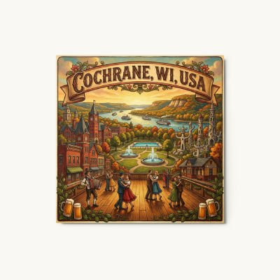 Cochrane, WI Metal Print