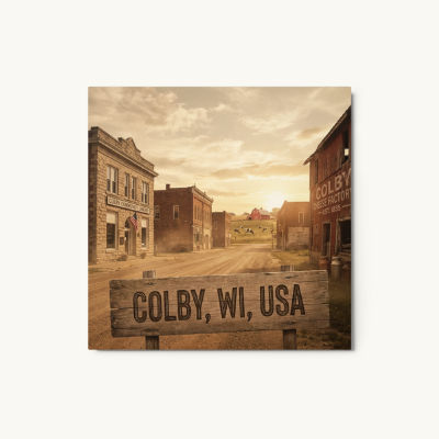 Colby, WI Metal Print