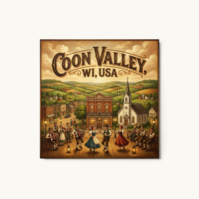 Coon Valley, WI Metal Print