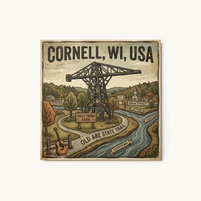 Cornell, WI Metal Print