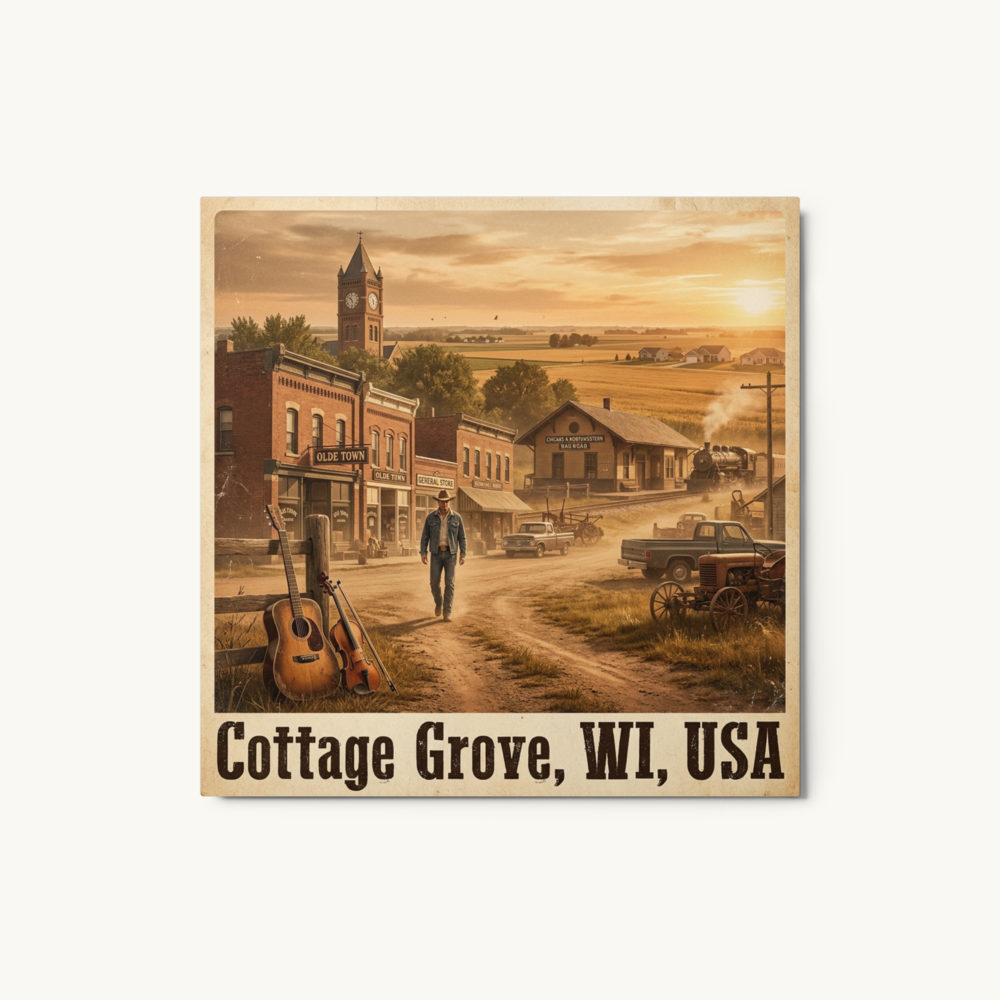 Cottage Grove, WI Metal Print