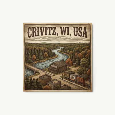 Crivitz, WI Metal Print