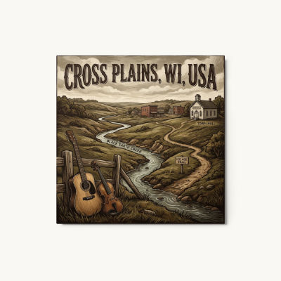 Cross Plains, WI Metal Print
