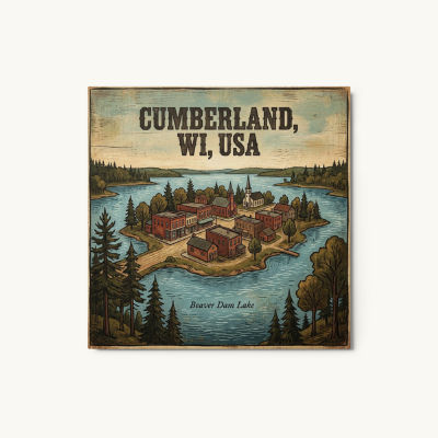 Cumberland, WI Metal Print