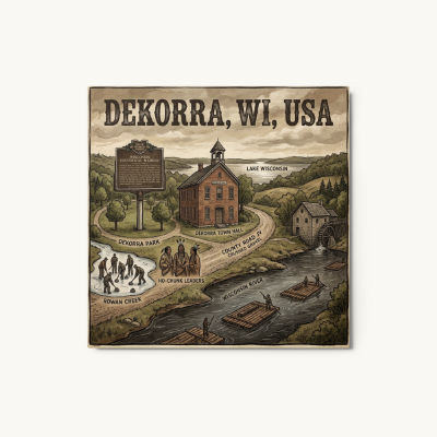 Dekorra, WI Metal Print