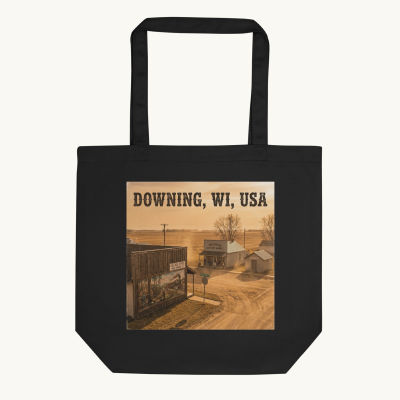 Downing, WI Tote Bag