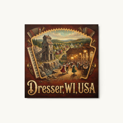 Dresser, WI Metal Print