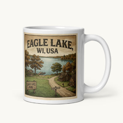 Eagle Lake, WI Coffee Mug