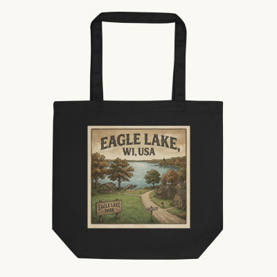Eagle Lake, WI Tote Bag