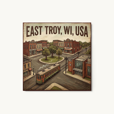 East Troy, WI Metal Print