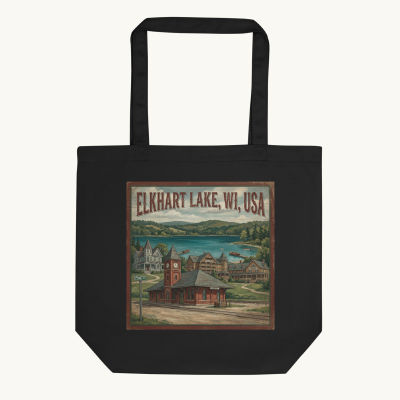 Elkhart Lake, WI Tote Bag