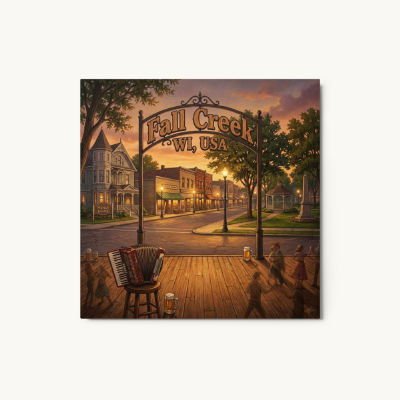 Fall Creek, WI Metal Print