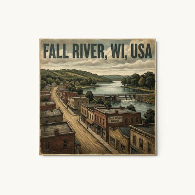 Fall River, WI Metal Print