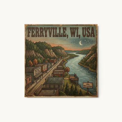 Ferryville, WI Metal Print