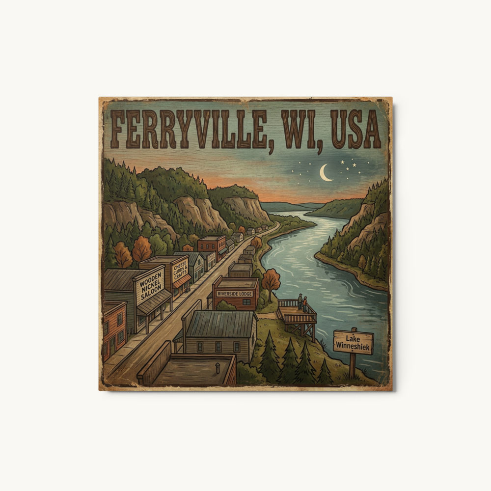 Ferryville, WI Metal Print