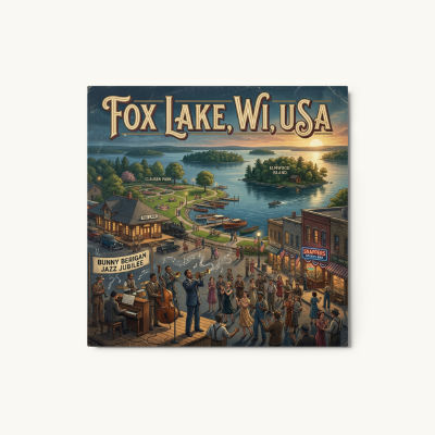 Fox Lake, WI Metal Print
