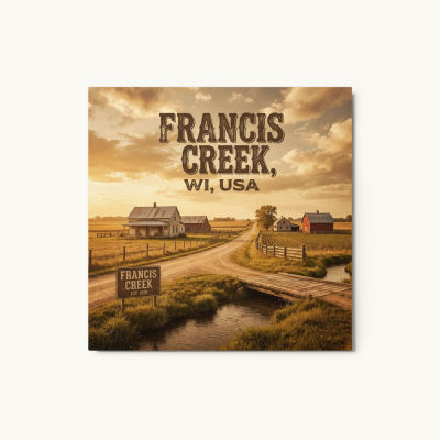 Francis Creek, WI Metal Print