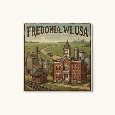 Fredonia, WI Metal Print