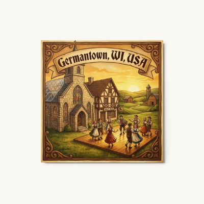 Germantown, WI Metal Print