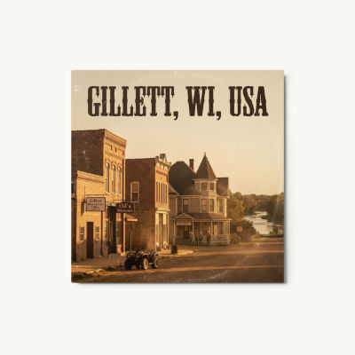 Gillett, WI Metal Print