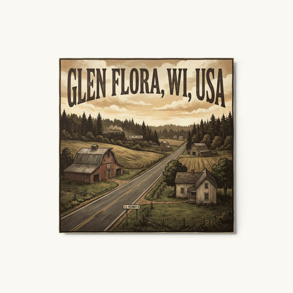 Glen Flora, WI Metal Print