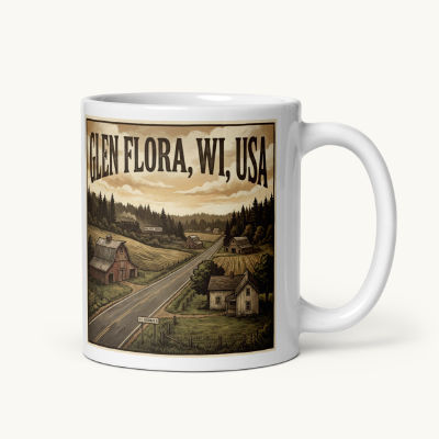 Glen Flora, WI Coffee Mug