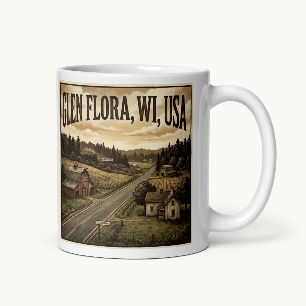 Glen Flora, WI Coffee Mug