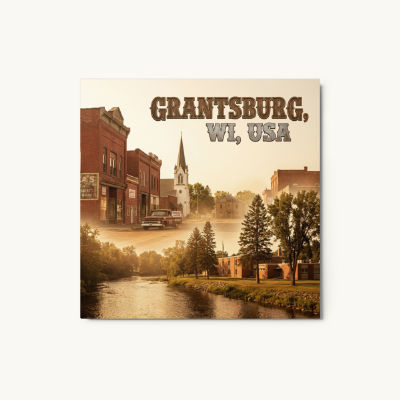 Grantsburg, WI Metal Print