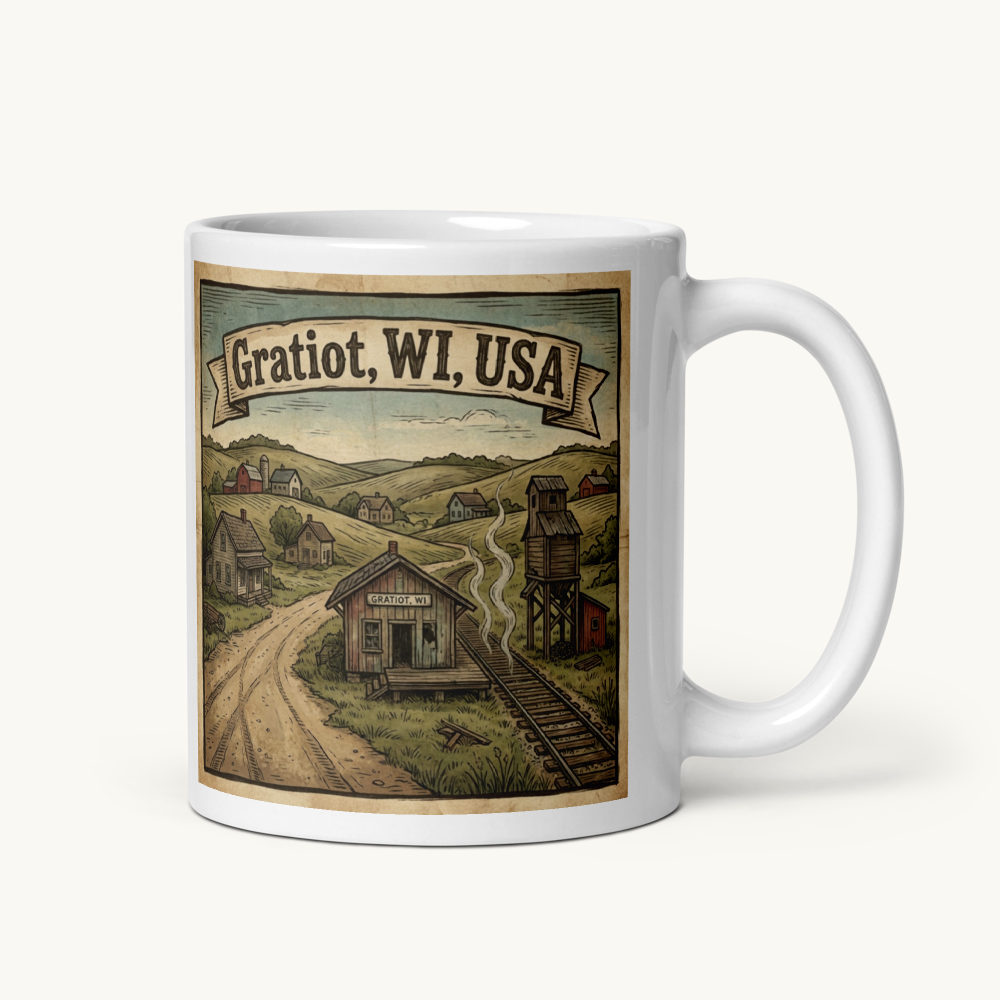 Gratiot, WI Coffee Mug
