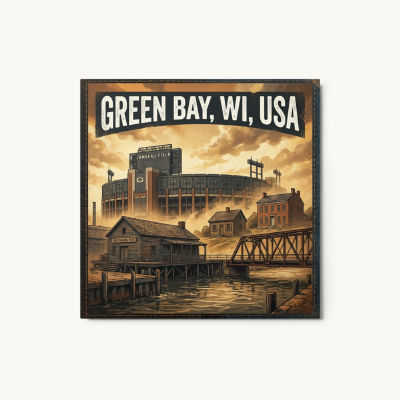 Green Bay, WI Metal Print