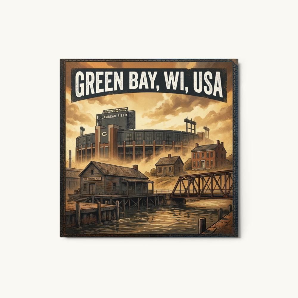 Green Bay, WI Metal Print