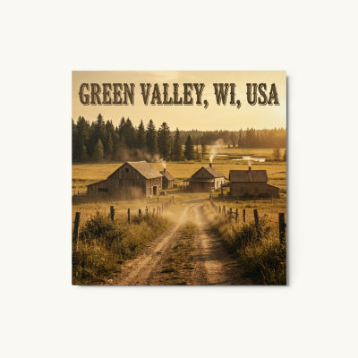 Green Valley, WI Metal Print