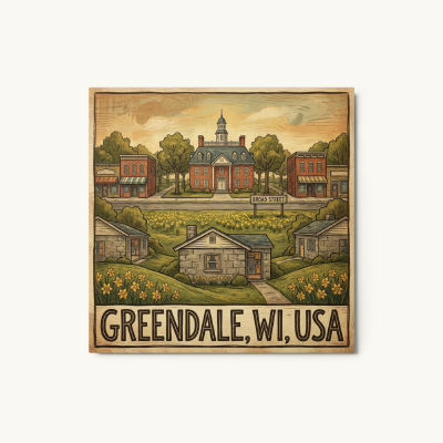 Greendale, WI Metal Print