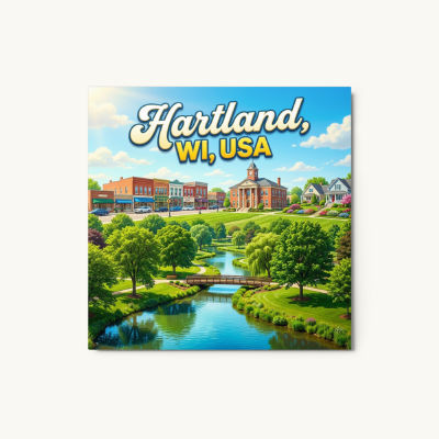 Hartland, WI Metal Print